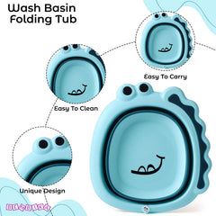 Multipurpose Baby Essential Wash Basin for Baby (Blue)