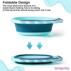 Multipurpose Baby Essential Wash Basin for Baby (Blue)