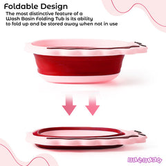 Multipurpose Baby Essential Wash Basin for Baby (Pink)