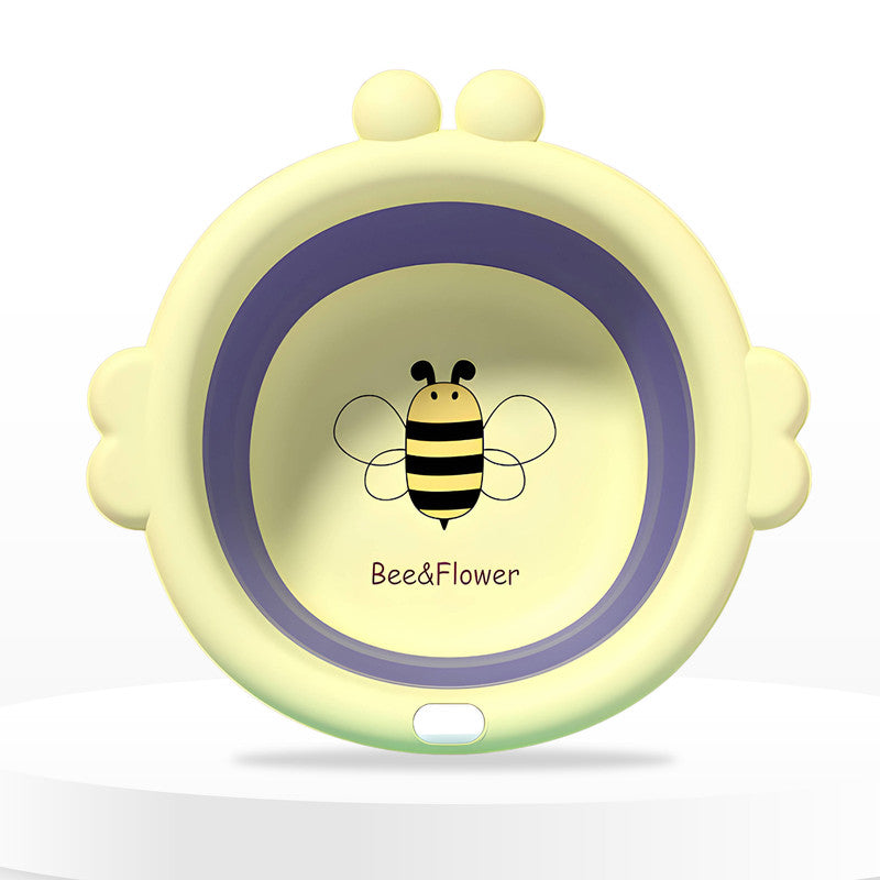 Multipurpose Baby Essential Wash Basin for Baby (Bee Yellow)