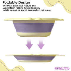 Multipurpose Baby Essential Wash Basin for Baby (Bee Yellow)
