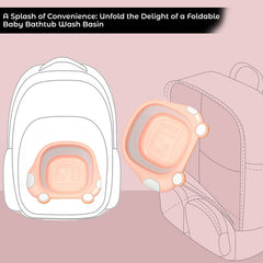 Multipurpose Baby Essential Wash Basin for Baby (Car Pink)