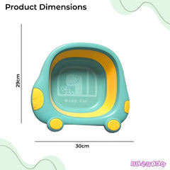 Multipurpose Baby Essential Wash Basin for Baby (Car Sky Blue)