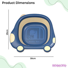 Multipurpose Baby Essential Wash Basin for Baby (Car Navy Blue)