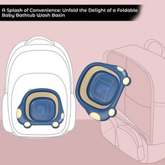 Multipurpose Baby Essential Wash Basin for Baby (Car Navy Blue)