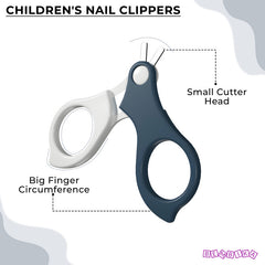Baby Nail Cutter Grooming Kit for New Born Kids (Blue)