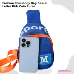 Baby Essential Adorable and Functional Baby Shoulder Bag for Kids (Navy Blue)