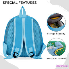 Kindergarten Cute Cartoon Kids School Bag for Boys and Girls (Green)
