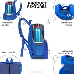 Kindergarten Cute Cartoon Kids School Bag for Boys and Girls (Blue)
