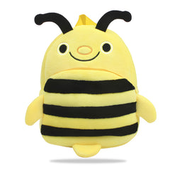 Kindergarten Cute Cartoon Kids School Bag for Boys and Girls (Fabric Bee Yellow)