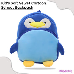Kindergarten Cute Cartoon Kids School Bag for Boys and Girls (Blue)