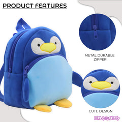 Kindergarten Cute Cartoon Kids School Bag for Boys and Girls (Blue)