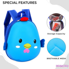 Kindergarten Cute Cartoon Kids School Bag for Boys and Girls (Blue)