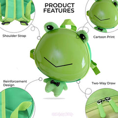 Kindergarten Cute Cartoon Kids School Bag for Boys and Girls (Green)