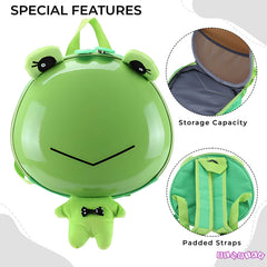 Kindergarten Cute Cartoon Kids School Bag for Boys and Girls (Green)