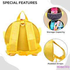 Kindergarten Cute Cartoon Kids School Bag for Boys and Girls (Yellow)