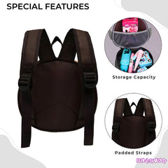 Kindergarten Cute Cartoon Kids School Bag for Boys and Girls (Black)