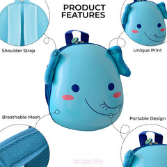 Kindergarten Cute Cartoon Kids School Bag for Boys and Girls (Blue)