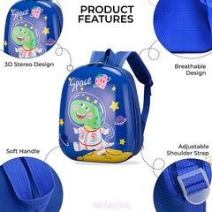 Kindergarten Cute Cartoon Kids School Bag for Boys and Girls (Blue)