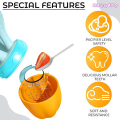 Baby Feeding Fruit Nibbler for Baby (Yellow)