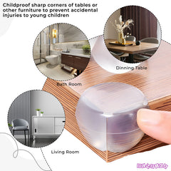 Baby Safety Corner Guards Furniture Edges (Sphere Shaped L size 4 Pcs)