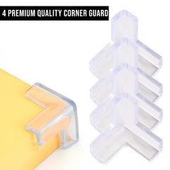 Baby Safety Corner Guards Furniture Edges (T Shaped 4 Pcs)