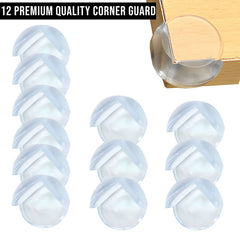 Baby Safety Corner Guards Furniture Edges (Sphere Shaped L size 12 Pcs)