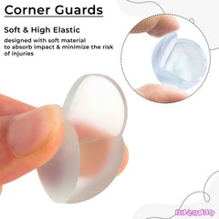 Baby Safety Corner Guards Furniture Edges (Sphere Shaped S size 20 Pcs)