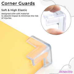 Baby Safety Corner Guards Furniture Edges (T Shaped 20 Pcs)