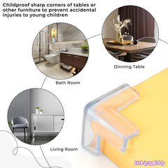 Baby Safety Corner Guards Furniture Edges (T Shaped 20 Pcs)