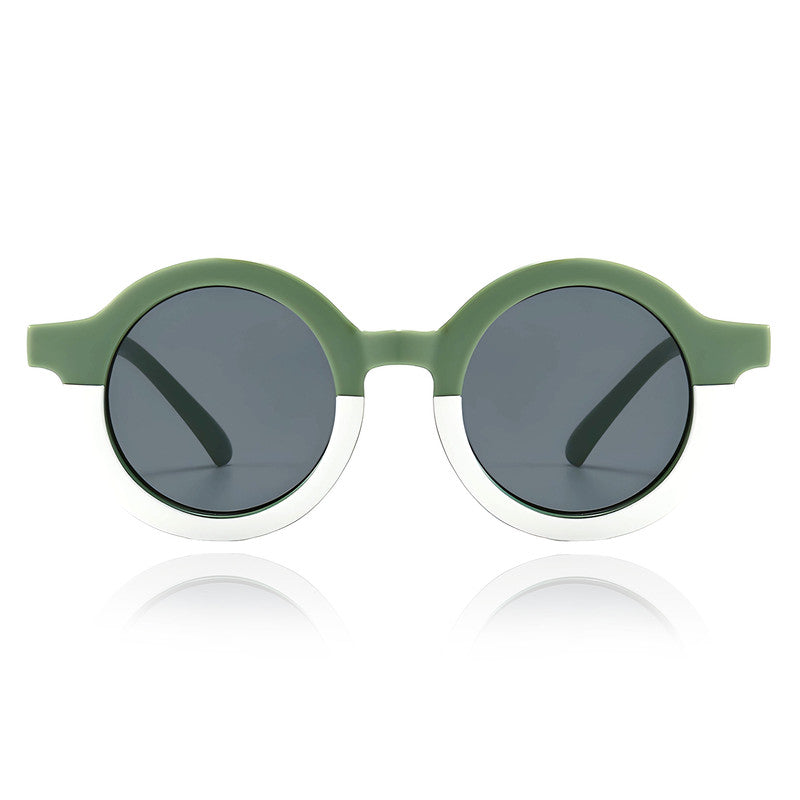 Kids Sunglasses Stylish and Compact Kids Eyewear for Summer (Green)