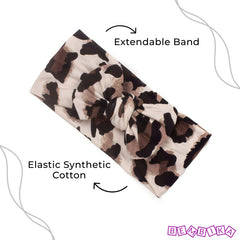 Baby Headband for Baby Hair Accessories for infant (Leopard Print Coffee)