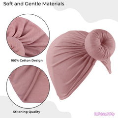 Compact and Stylish Baby Cap (Bun Periwinkle)