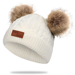 Compact and Stylish Baby Cap (White)