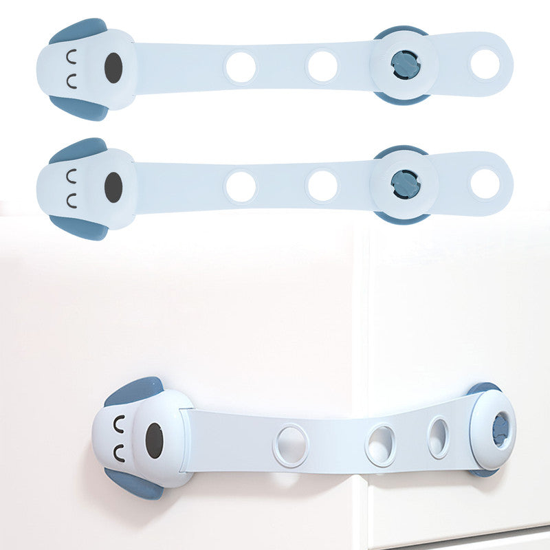 Furniture Safety Multifunction Accessories Lock for Baby (Puppy-Blue)