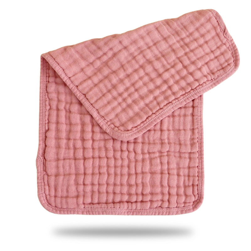 Muslin Baby Burp Cloths 60 X 60cm Blanket for Newborn (Pink)