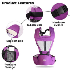 Baby Essential Hands Free Baby Carrier for Toddler (Magenta)