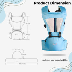 Baby Essential Hands Free Baby Carrier for Toddler (Sea Green)