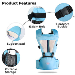 Baby Essential Hands Free Baby Carrier for Toddler (Sea Green)