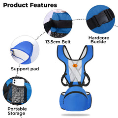 Baby Essential Hands Free Baby Carrier for Toddler (Blue)