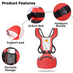 Baby Essential Hands Free Baby Carrier for Toddler (Red)