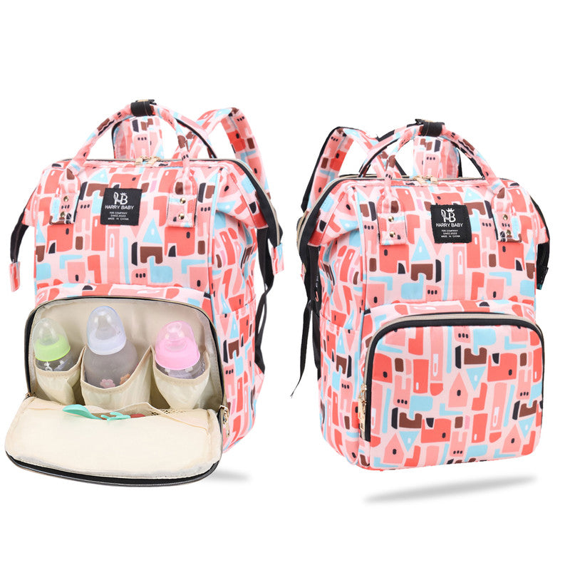 Mother Backpack for Baby Feeding and Nursing (Peach)