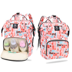 Mother Backpack for Baby Feeding and Nursing (Peach)
