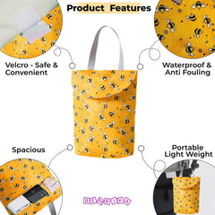 Mother Backpack for Baby Feeding and Nursing (Yellow)