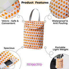 Mother Backpack for Baby Feeding and Nursing (Yellow)