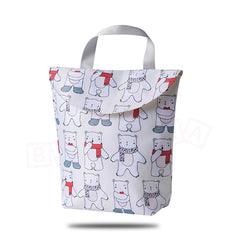 Mother Backpack for Baby Feeding and Nursing (White)