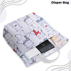 Mother Backpack for Baby Feeding and Nursing (White)