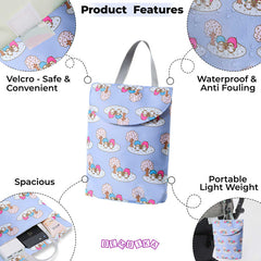Mother Backpack for Baby Feeding and Nursing (Blue)