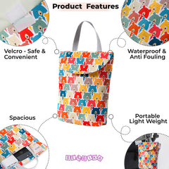 Easy to Carry Diaper Bag for Mother (Bear|Multicolor)