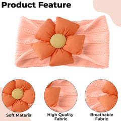 Baby Headband for Baby Hair Accessories for infant (Orange)